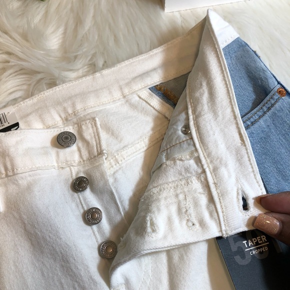 👖 Levi’s 501 Button Fly, Two Colors, Tapered & Cropped Jeans 👖 - Picture 5 of 9